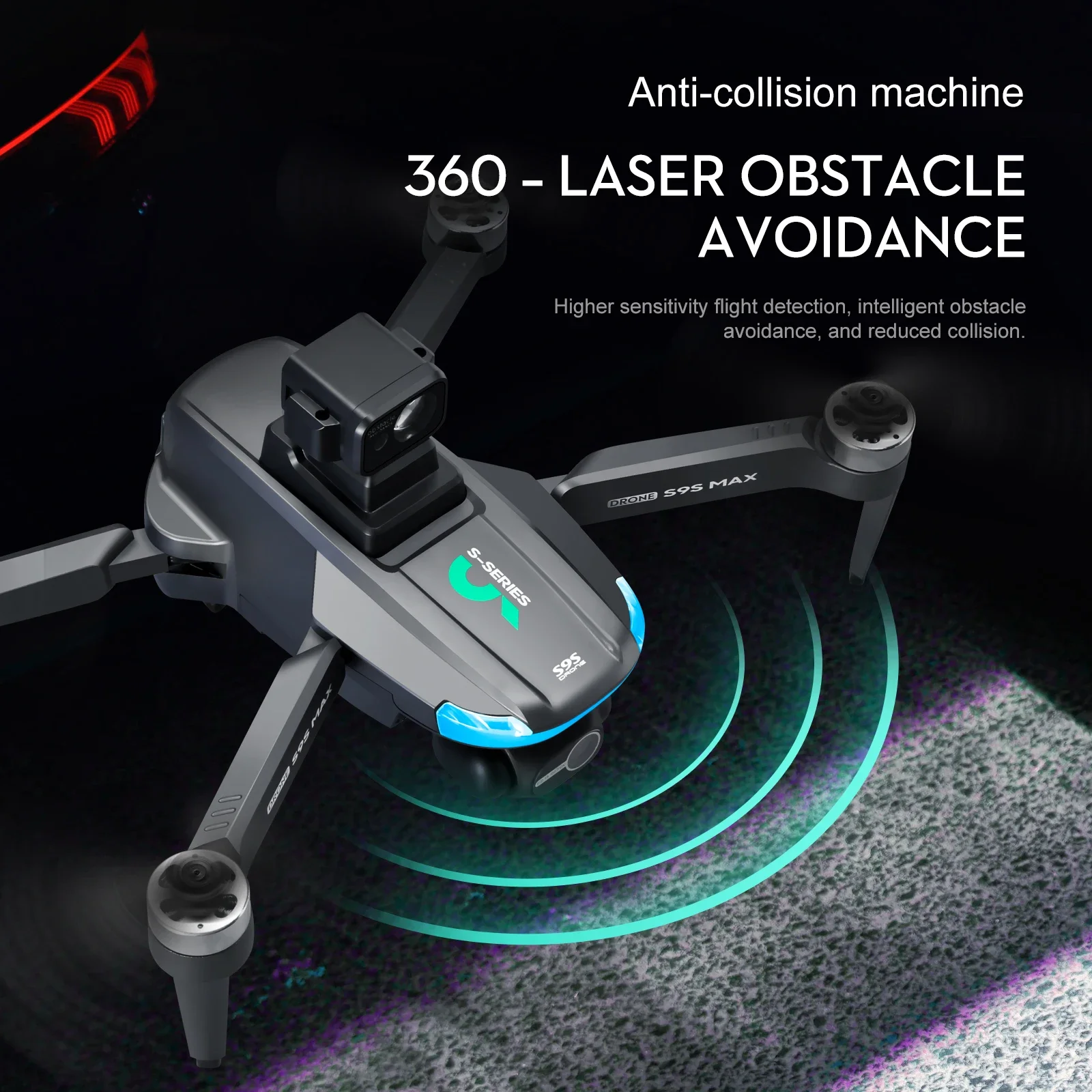 NEW S9S MAX MINI Drone 4K 2-Ax - Drone Racing Camera recension och pris
