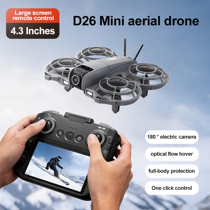 D26 Drone 4K Aerial HD 180° Ca - Drone Racing Camera recension och pris