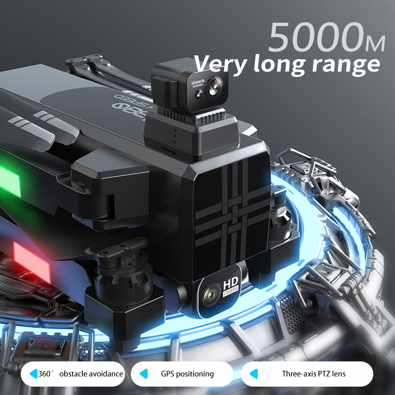 A380 Drone 4K HD Three Axis An - Drone Racing Camera recension och pris