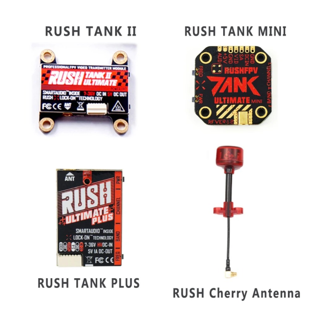 RUSH TANK Ultimate II/Mini/PLU - Drone Racing Receiver recension och pris