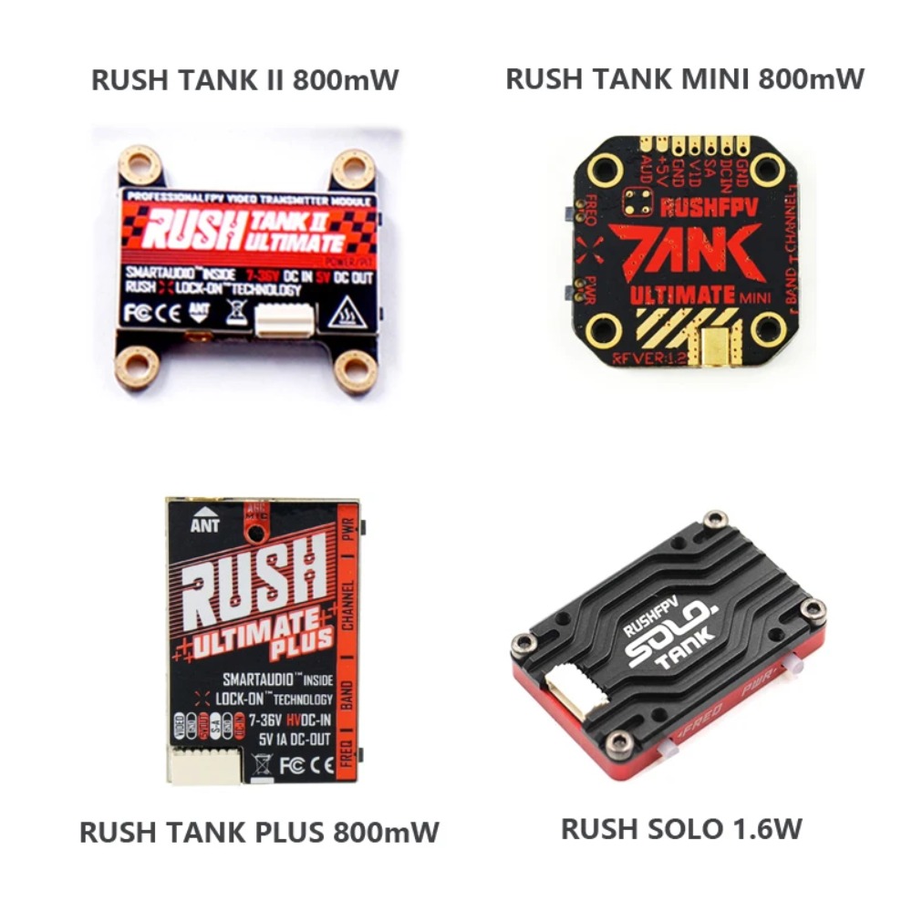 RUSH TANK Ultimate II/Mini/PLU - Drone Racing Receiver recension och pris